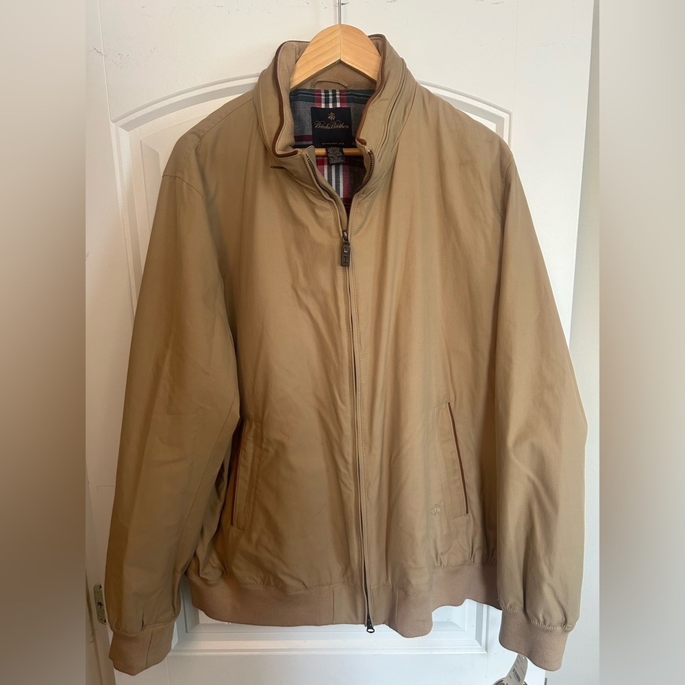 Brooks Brothers Tan Lightweight Lined Jacket